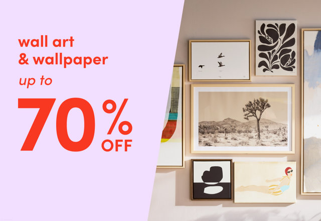 wall art & wallpaper on sale